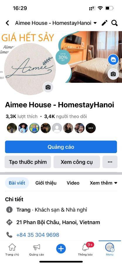 Aimee House - Phan Boi Chau Hanoi Bagian luar foto